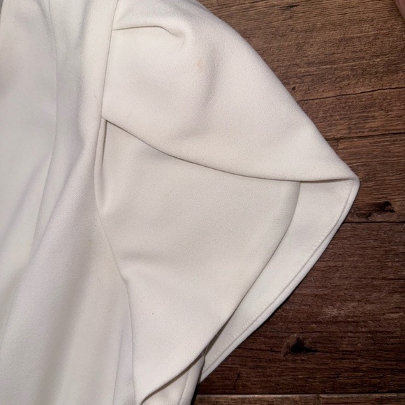 Calvin Klein Tulip Sleeve Jumpsuit with Gold Zipper - Picture 4 of 10